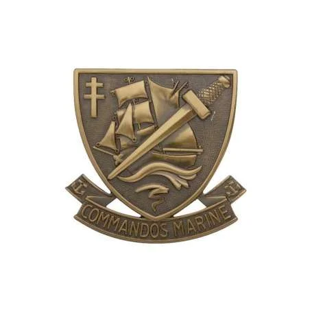 Insigne de Béret Bronze COMMANDO MARINE