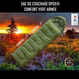 Sleeping Bag OPEX Confort Green