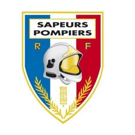 Autocollant Sapeurs-Pompiers Écusson Vitrophanie