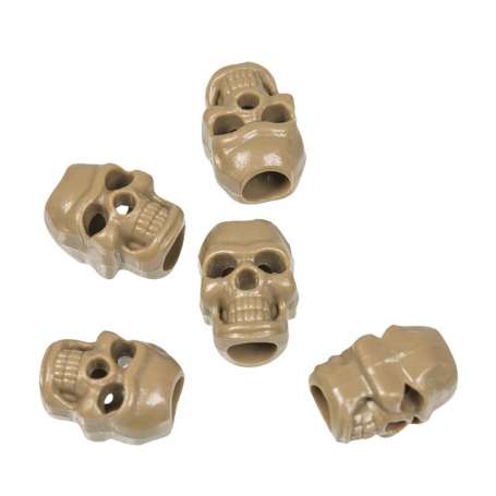 Frein de Corde SKULL Coyote Lot de 10