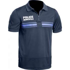 Polo Police Municipale GPB P.M. ONE Bleu Marine T.O.E.®