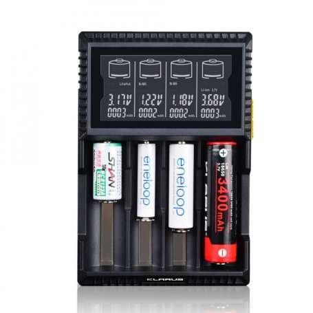 Klarus Chargeur pour 4 Batteries Rechargeables