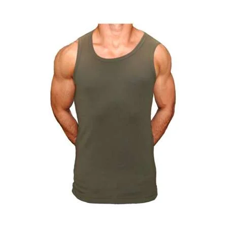 Débardeur Militaire Slim Vert Armée