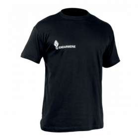 Tee-Shirt Gendarmerie Départementale Coton Noir