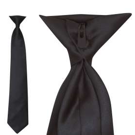 Black Clip-on Tie