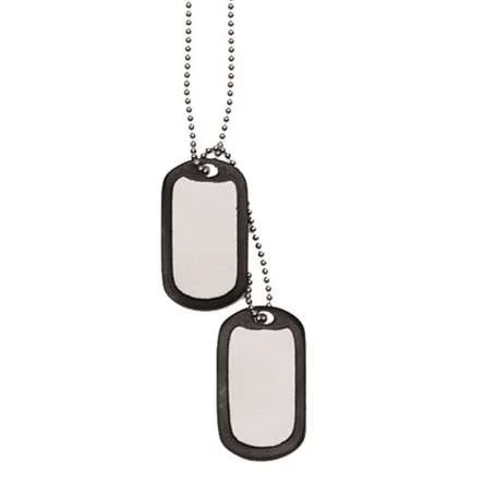 US Dog Tag + Silenc. Acier