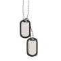 US Dog Tag + Silenc. Acier