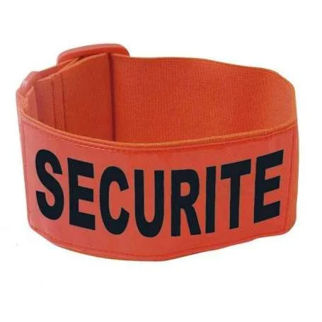 Brassard SECURITE Fluo Orange
