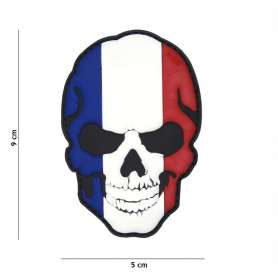 Patch 3D PVC Skull France