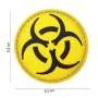 Patch 3D PVC Biohazard Jaune
