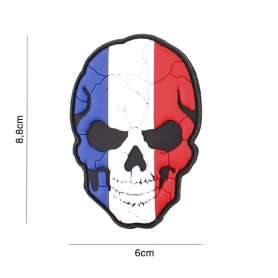 3D PVC Split Skull Patch France