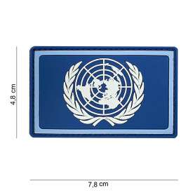 3D PVC patch UN flag