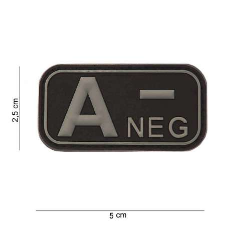 Patch 3D PVC A NEG Noir