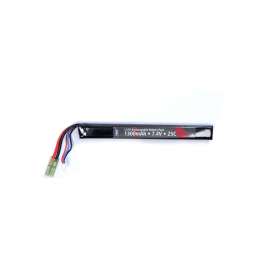 Batterie LiPo 7,4V 1300mAh 25C 1 Stick ASG