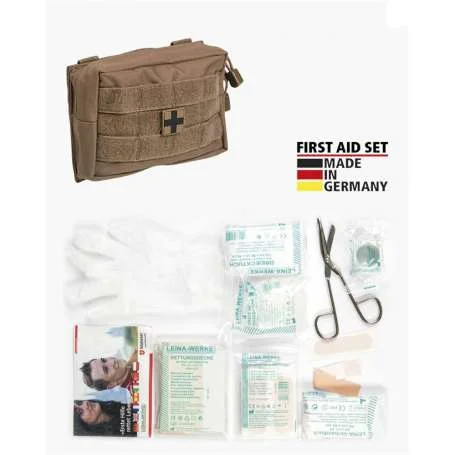 First Aid Kit LEINA 25pcs Dark Coyote