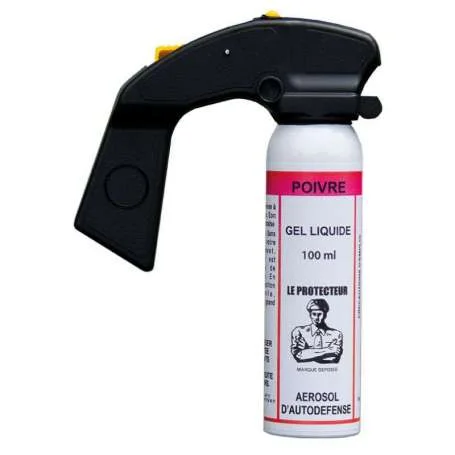 Aérosol de Défense Gel Poivre 100ml Super Pro Le Protecteur