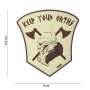 Patch 3D PVC Keep Your Oaths Sable