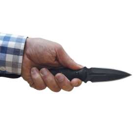 Couteau de Botte Patrol 20cm Noir PE