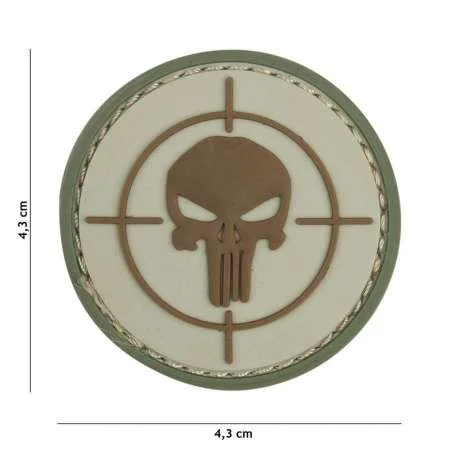Patch 3D PVC Punisher Sight Coyote