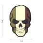Patch 3D PVC Skull France Forêt