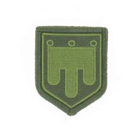 Écusson de Région Auvergne Brodé Basse Visibilité Vert