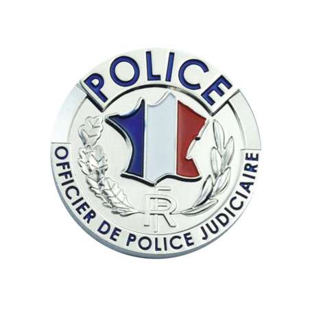 Médaille Police OPJ pour porte-carte Patrol Equipement