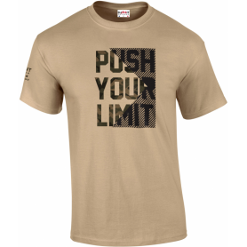T-Shirt Push Your Limit Camo Coyote Army Design