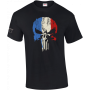 Punisher T-Shirt Black Army Design