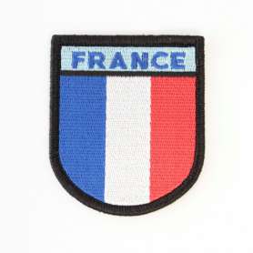 France Regulatory Embroidered Patch Black Edge