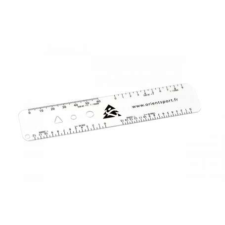 Règle de Traçage 3 unités mesure OrientSport