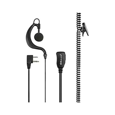 Oreillette A21M demi-crochet avec micro-PTT Midland