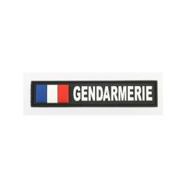 PVC Gendarmerie Name Stripe with France Flag DMB Products