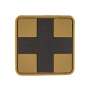 Patch 3D PVC Croix Medic GM Coyote Mil-Tec