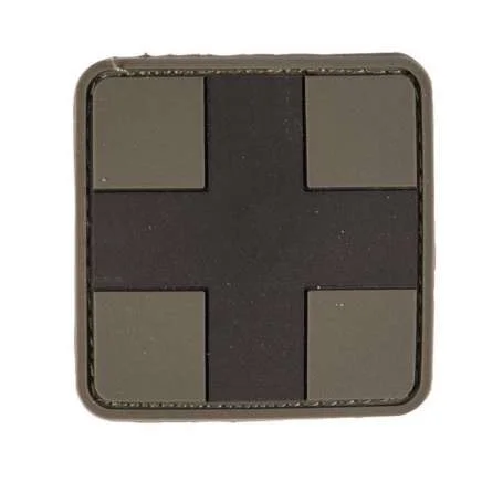 Patch 3D PVC Croix Medic GM Vert OD Mil-Tec