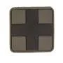 Patch 3D PVC Croix Medic GM Vert OD Mil-Tec