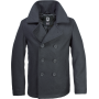 Brandit Pea Coat Jacket Black