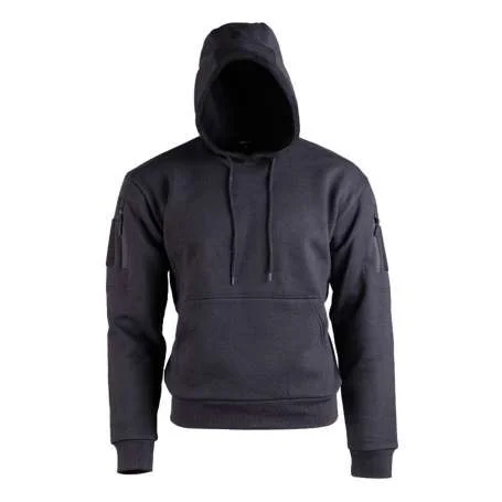 Sweat à Capuche Tactical Noir Mil-Tec