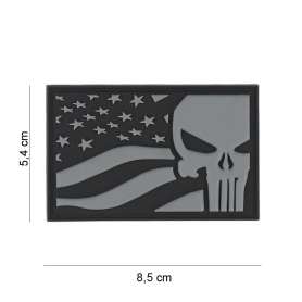 Punisher US Flag 101 Inc. PVC patch
