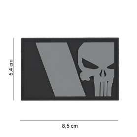 Patch PVC Punisher FR Flag Gris 101 Inc.
