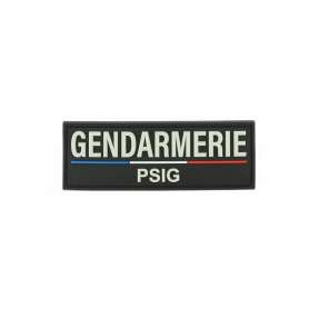Flap Poitrine Gendarmerie PSIG PVC avec Liseré BBR DMB Products BPZGENPFFP