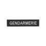Black embroidered GENDARMERIE name band DMB Products