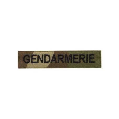 Bande Patronymique GENDARMERIE Brodé Camo DMB Products BPZGENE