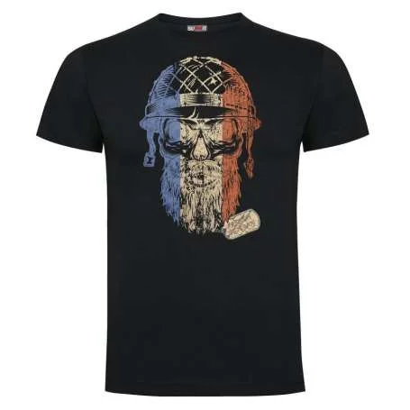 T-shirt French Veteran Army Design (photo non contractuelle)