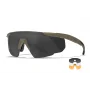Wiley X SABER Advanced Tan Verres Fumé/Incolore/Orange 308T