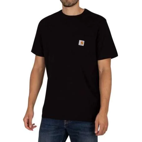 T-Shirt Carhartt K87 Workwear Relaxed Fit Noir