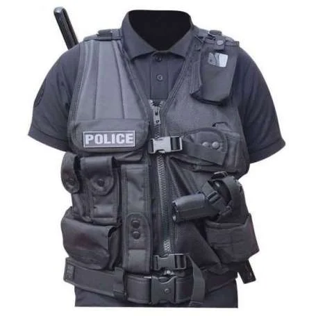 Gilet Force Intervention avec Holster PA / Taser Noir Droitier OPEX® GITACPAT