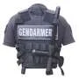 Gilet Force Intervention avec Holster PA / Taser Noir Droitier OPEX® GITACPAT