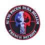 French Patriot Iron-on Embroidered Patch