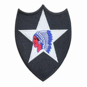 Écusson Brodé US 2nd Infantry Division Thermocollant