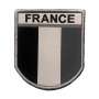 A10® High Visibility Grey Embroidered French Flag Patch